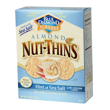 Blue Diamond Blue Diamond Nut-Thins Hint Of Sea Salt, PK12 05278